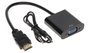 Konwerter HDMI/VGA+AU-ECO-3