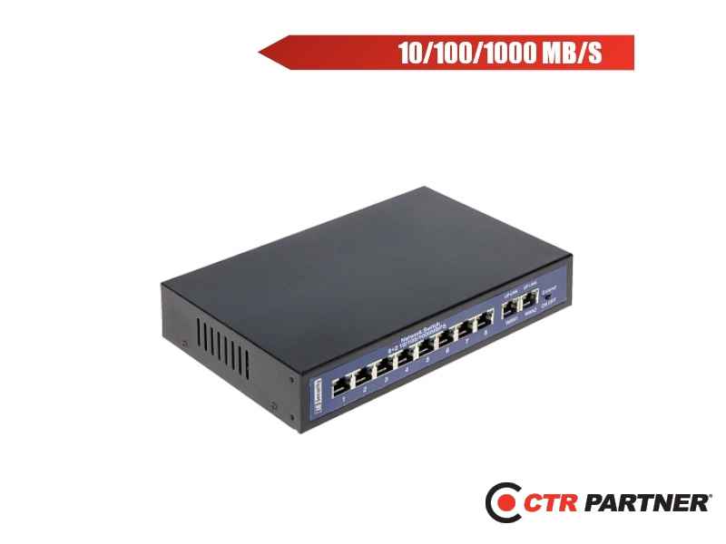® LC-EP-88G - Switch sieciowy 8 portowy
