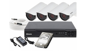 Zestaw 4 kamer do monitoringu LC-RXD501 + akcesoria + dysk 1TB